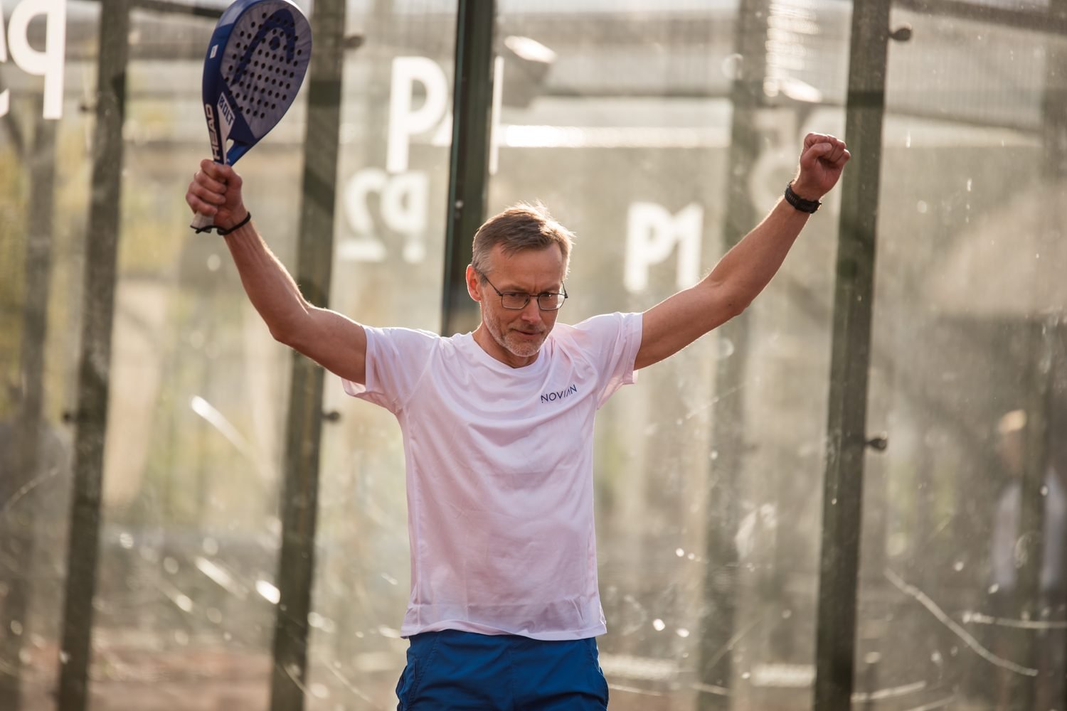 Padel Social renginio akimirka