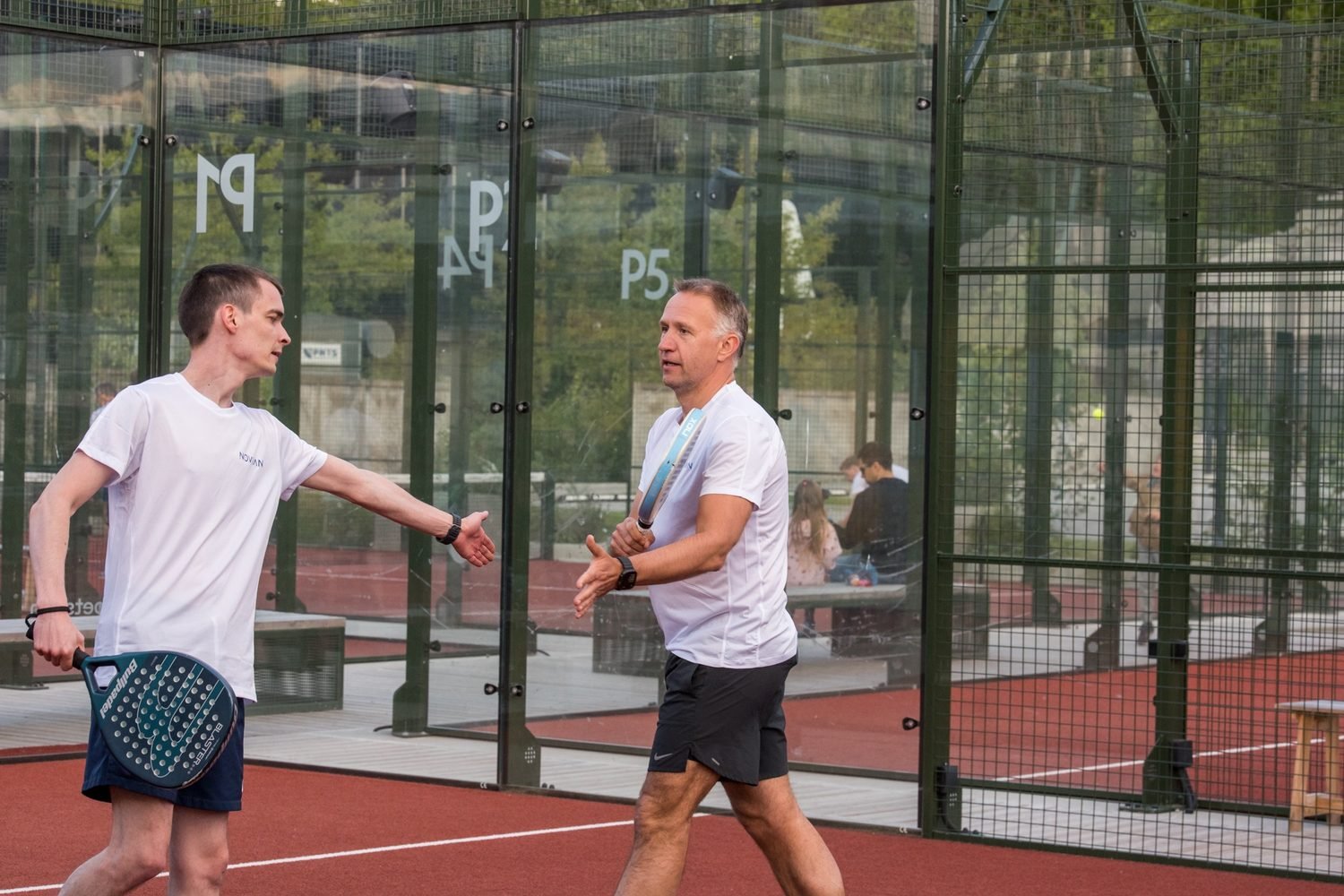 Padel Social renginio akimirka