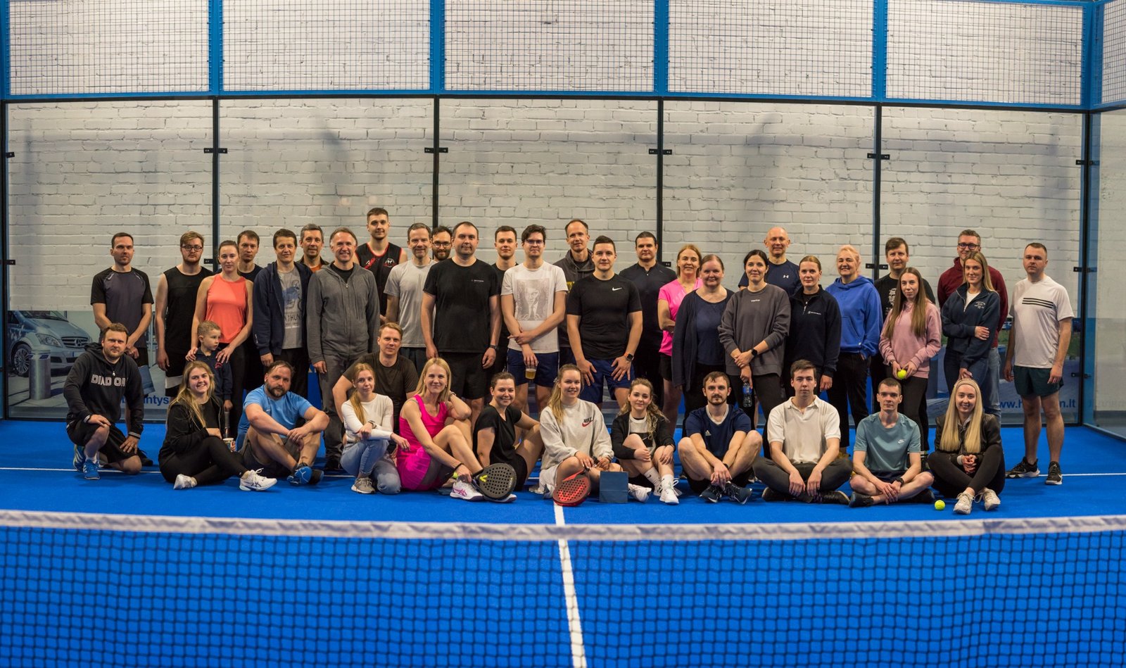 Padel Social renginio akimirka