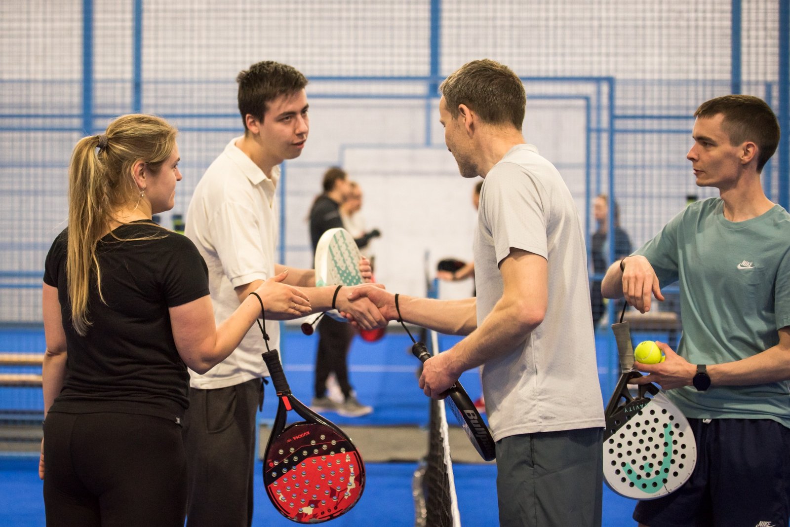 Padel Social renginio akimirka